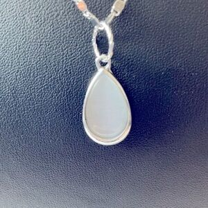 Silver Tone Cat’s Eye Necklace